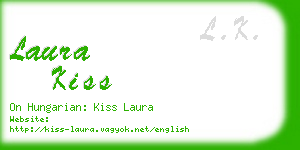 laura kiss business card